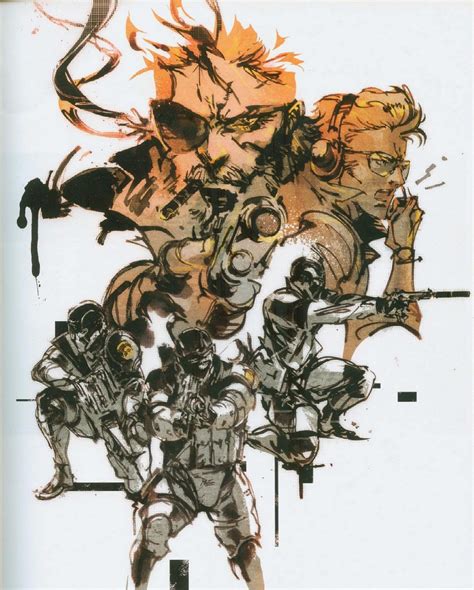 metal gear solid 3 box art 3d|yoji shinkawa metal gear art.